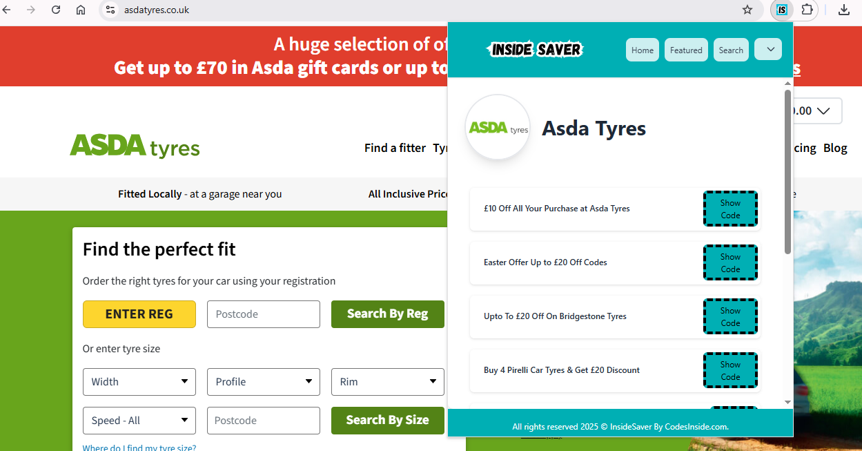 InsideSaver Extension